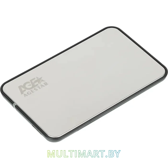 Бокс для жесткого диска AgeStar 3UB2A8S-6G (серебристый)